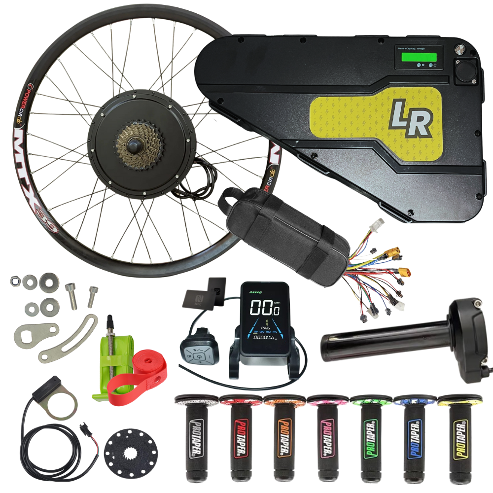 2000w E-Bike Conversion Kit 52v 30ah Battery – Lecky rider